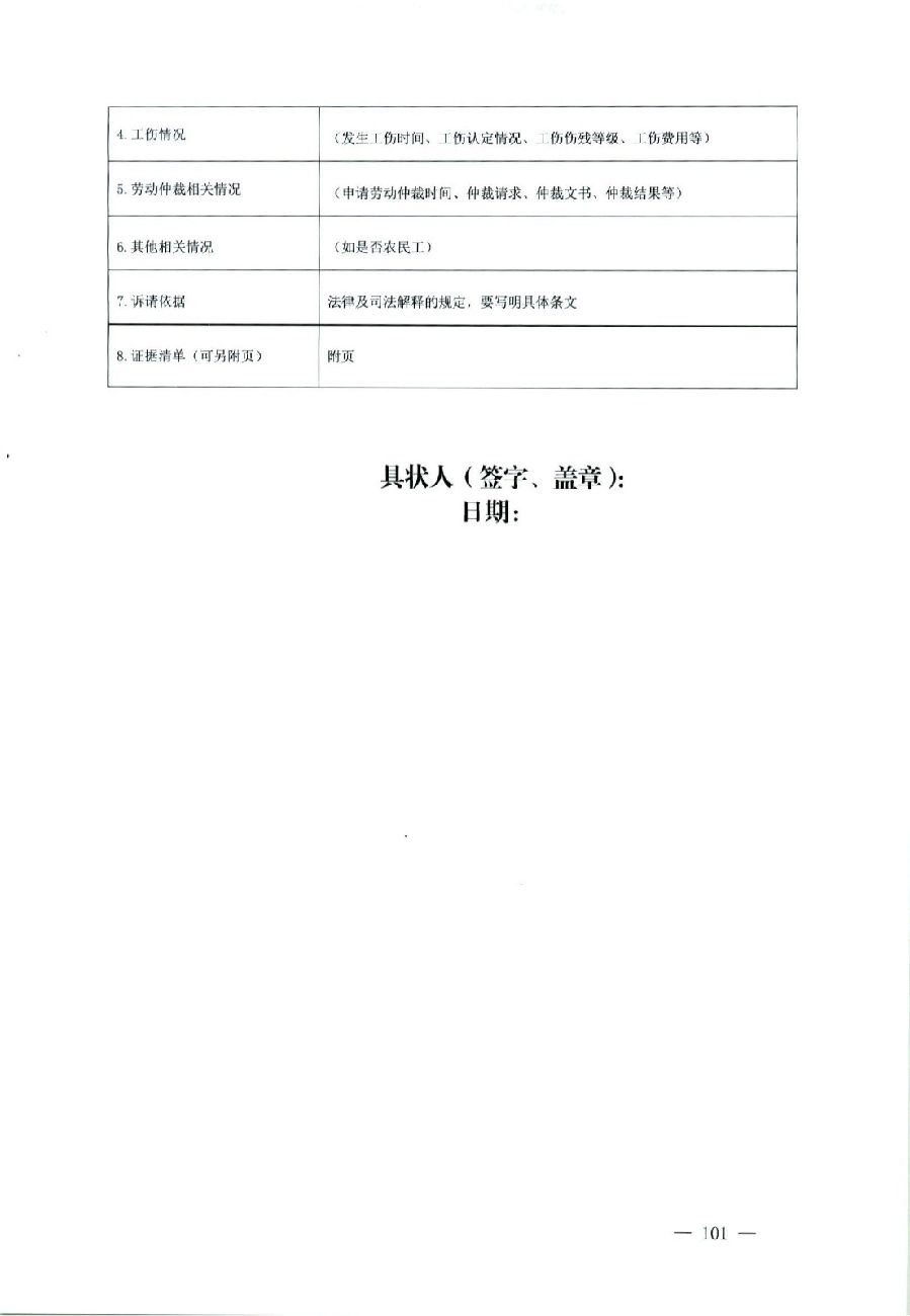 關(guān)于部分常用民事案件起訴狀、答辯狀示范文本（含文本填寫實例）_97.jpg
